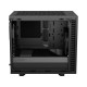 Корпус ПК без блока питания/ Case Fractal Design Define 7 Nano TG Light Tint, Mini-Tower, 1x120mm + 1x140mm, 2xUSB-A 2.0 + 2xUSB-A 3.2 + 1xUSB 3.2 Type-C mITX, mDTX Black