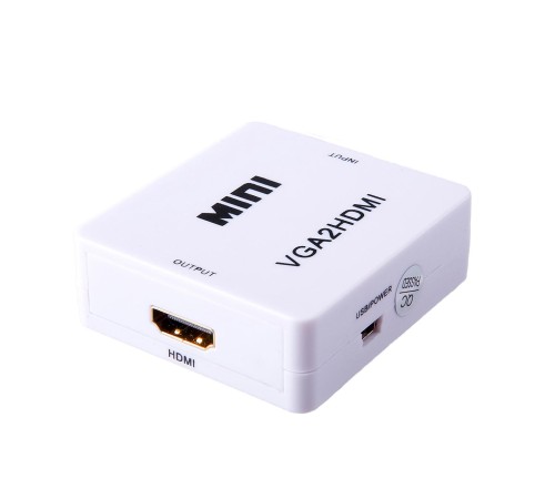 Мультимедиа конвертер VGA to HDMI Greenconnect серия Greenline GL-v122 Мультимедиа конвертер VGA to HDMI Greenconnect серия Greenline GL-v122