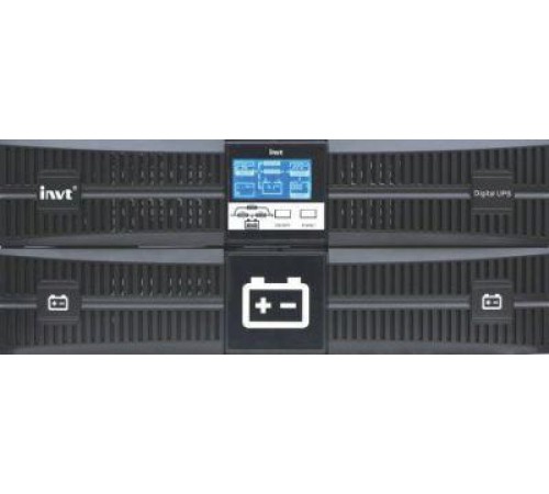 INVT Rack type online UPS 10kVA / 10kW, установлено 16 x 12V*9Ah батарей, возможность подключения внешних АКБ/ INVT Rack type online UPS 10 kVA, возможность подключения внешних АКБ INVT Rack type online UPS 10kVA / 10kW, установлено 16 x 12V*9Ah батарей, возможность подключения внешних АКБ/ INVT Rack type online UPS 10 kVA, возможность подключения внешних АКБ