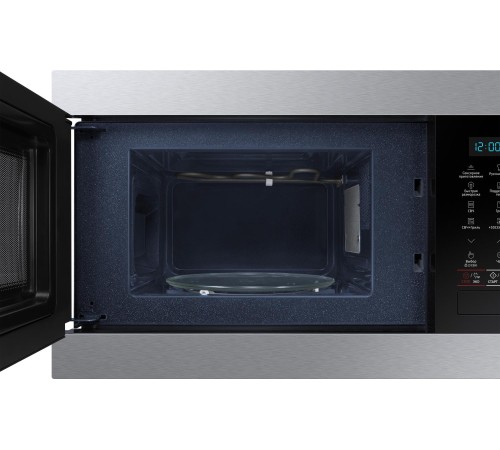 встраиваемая микроволновая печь Samsung 595x380x320 mm, 22 liters., touch control, door type - button, grill,color- stainless steel
