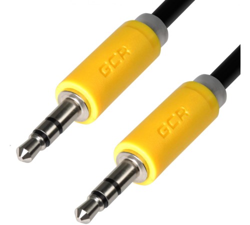 Greenconnect Кабель аудио 5.0m jack 3,5mm/jack 3,5mm черный, желтые коннекторы, ультрагибкий, 28 AWG, M/M, Premium GCR-AVC114-5.0m, экран, стерео Greenconnect Кабель аудио 5.0m jack 3,5mm/jack 3,5mm черный, желтые коннекторы, ультрагибкий, 28 AWG, M/M, Premium GCR-AVC114-5.0m, экран, стерео