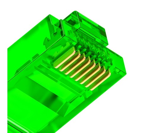 Greenconnect Коннектор цветной RJ-45 cat.5e UTP Male, для многожильного кабеля, 8p8c 15 шт (3 цвета по 5 шт), GCR-51802 Greenconnect Коннектор цветной RJ-45 cat.5e UTP Male, для многожильного кабеля, 8p8c 15 шт (3 цвета по 5 шт), GCR-51802