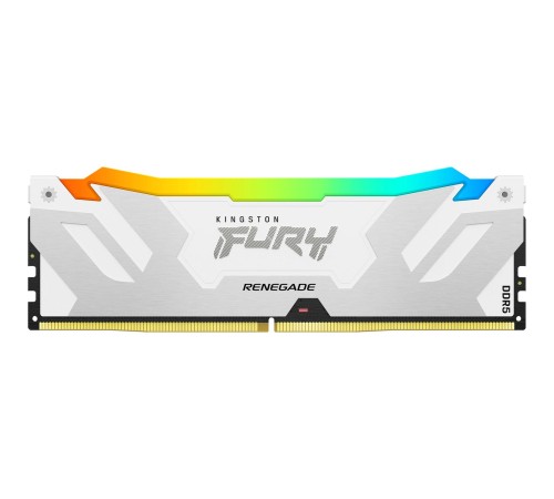 Память оперативная/ Kingston 64GB 6400MT/s DDR5 CL32 DIMM (Kit of 2) FURY Renegade RGB White XMP Память оперативная/ Kingston 64GB 6400MT/s DDR5 CL32 DIMM (Kit of 2) FURY Renegade RGB White XMP