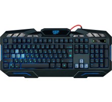 Defender Проводная игровая клавиатура Doom Keeper GK-100DL RU,3-х цветная,19 Anti-Ghost