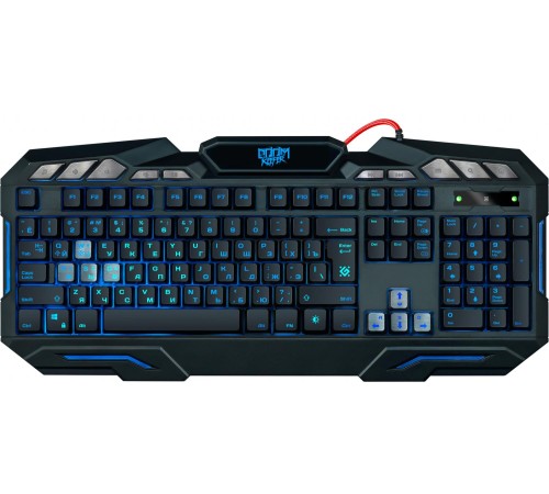 Defender Проводная игровая клавиатура Doom Keeper GK-100DL RU,3-х цветная,19 Anti-Ghost