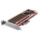 Адаптер QNAP QM2-2P-344A 2xM.2 22110\2280 PCIe (Gen3 x4) NVMe SSD, Low-profile and Full-height brackets incl