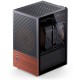 Корпус без блока питания/ Case JONSBO T6, Mini-Tower, 1x140mm, 1xUSB-A 3.0 + 1xUSB-C 3.2, mITX, wood panel + wooden handle Black