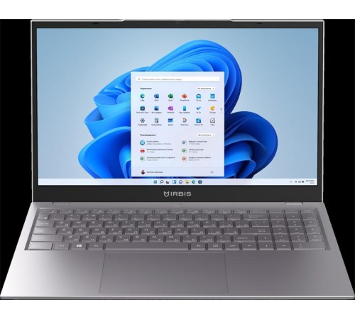 Ноутбук IRBIS 15N 15.6" FHD (1920x1080) IPS AG,Core i5-1235U,16Gb DDR4-3200(2),512Gb SSD,Wi-Fi 6+BT 5,5300mAh,Metal Case,Kbd Backlit,Type-C Charger,1.77kg,Grey,1y warranty,no OS