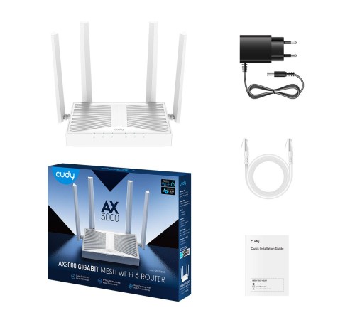 Маршрутизатор/ AX3000 Gigabit Wi-Fi 6 Mesh Router Маршрутизатор/ AX3000 Gigabit Wi-Fi 6 Mesh Router
