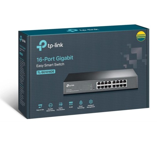 коммутатор TP-Link TL-SG1016DE, 16-Port Gigabit Easy Smart Switch