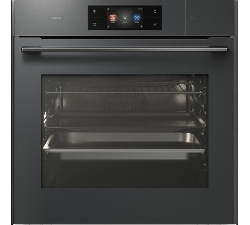 Встраиваемый духовой шкаф ASKO/ 741123, Встраиваемый духовой шкаф ASKO, высота 60 см, функция приготовления на пару, объем 73 л, полноцветный сенсорный TFT-дисплей, 132 автоматические программы, 11 режимов нагрева, режим ProRoast, Су-вид, плавное открыван