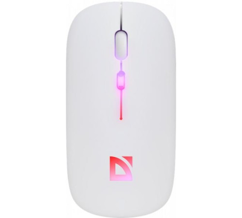 Defender Беспроводная оптическая мышь Touch MM-997 бел,2.4+BT,RGB,400mAh,бесшумная
