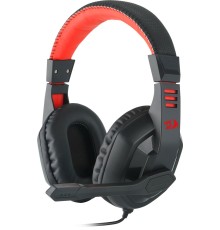 Redragon Игровая гарнитура Ares красный + черный, кабель 2 м