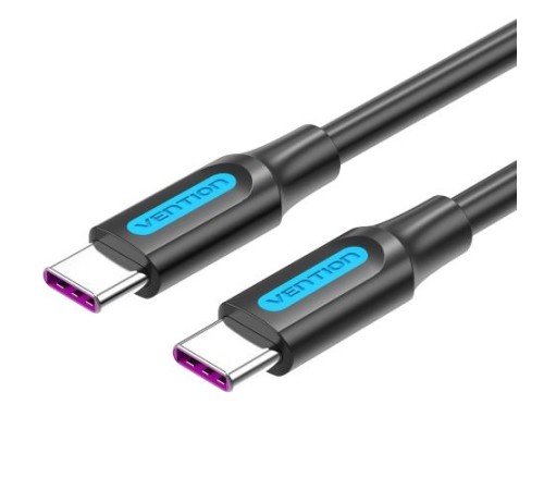 Кабель Vention USB 2.0 CM/CM 5А PD100W - 2м. Черный, шт.