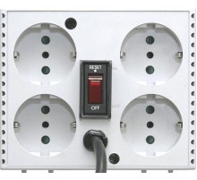 Стабилизатор напряжения 1200VA/600W, белый (Мятая упаковка)