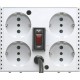 Стабилизатор напряжения 1200VA/600W, белый (Мятая упаковка)