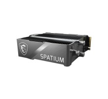Твердотельный накопитель MSI SSD SPATIUM M580 FROZR, 4000GB, M.2(22x80mm), NVMe, PCIe 5.0 x4, 3D TLC, R/W 14100/12600, IOPs -/-, DRAM buffer 8192, TBW 3000, DWPD 0.38, with Heat Spreader (5 лет)