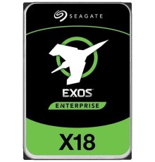 Жесткий диск Seagate Exos X18 HDD 3.5" SAS 12Tb, 7200 rpm, 256Mb, buffer, 512e/4kn, CMR, ST12000NM004J, 1 year