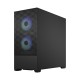 Корпус ПК без блока питания/ Case Fractal Design Pop Air RGB TG Clear Tint, Midi-Tower, 3x120mm RGB, 2xUSB-A 3.2 ATX, mATX, mITX Black