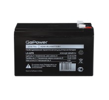 Аккумулятор свинцово-кислотный GoPower LA-1270 12V 7Ah клеммы T2/ F2 (1/5)