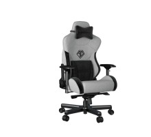 Кресло игровое Anda Seat T-Pro 2, цвет серый/чёрный, размер XL (200 кг), материал ткань (модель AD12)