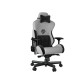 Кресло игровое Anda Seat T-Pro 2, цвет серый/чёрный, размер XL (200 кг), материал ткань (модель AD12) (Мятая упаковка)