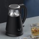 Electric Kettle DEM-SH90W Black, 1.7L, 1700W, thermostat 40-100°C