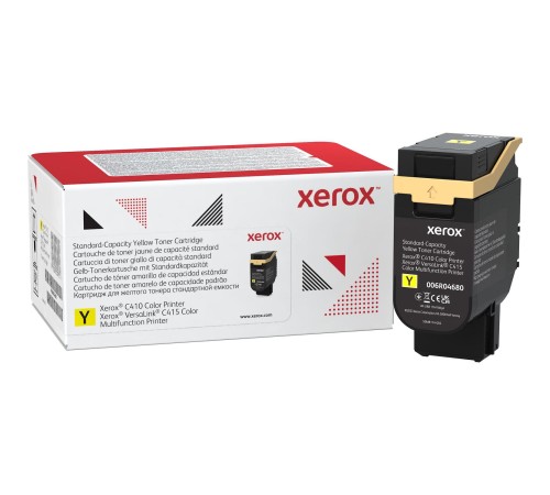 Тонер картридж стандартный, желтый Xerox VLC410/415  (2000 страниц)/ Yellow Standard Capacity Toner Cartridge, Xerox VLC410/415 (2,000 Pages)