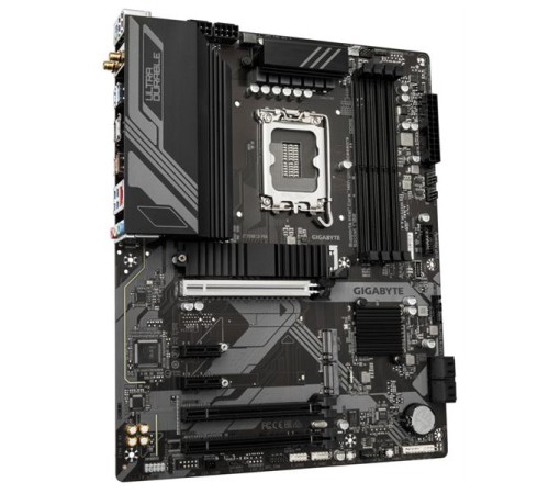 Материнская плата GIGABYTE Z790 D AX, LGA1700, Z790, 4*DDR5, 4*SATA, 4*M.2, 5*USB 3.2, 2*USB 2.0, Type-C, 3*PCIx16, 1*PCIx1, HDMI+DP, ATX