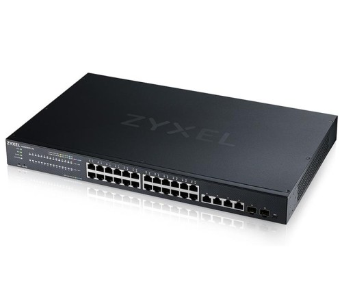 коммутатор Smart L3 Lite коммутатор Zyxel NebulaFlex XMG1930-30, rack 19", 24xRJ-45: 1/2.5G, 4xRJ-45: 1/2.5/5/10G, 2xSFP+