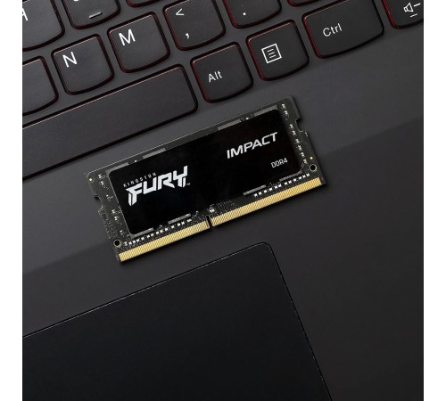 Память оперативная/ Kingston 8GB 4800MT/s DDR5 CL38 SODIMM FURY Impact PnP Память оперативная/ Kingston 8GB 4800MT/s DDR5 CL38 SODIMM FURY Impact PnP