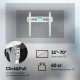 ONKRON кронштейн для телевизора 32"-70" наклонный, белый TM5