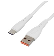 Кабель/ Кабель GoPower GP07T USB (m)-Type-C (m) 1.0м 2.4A силикон белый (1/200/800)