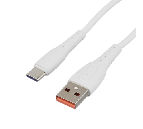 Кабель/ Кабель GoPower GP07T USB (m)-Type-C (m) 1.0м 2.4A силикон белый (1/200/800)