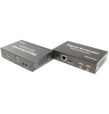Приёмник/ OSNOVO Комплект для передачи HDMI, USB(клавиатура и мышь), ИК управления и питания по кабелю витой пары (HDBaseT). Расстояние передачи до 40м (4K2K(30Гц)), до 70м (1080p). Поддержка технологии Power over HDBaseT(PoH). Поддержка HDMI 1.4 и HDCP 1