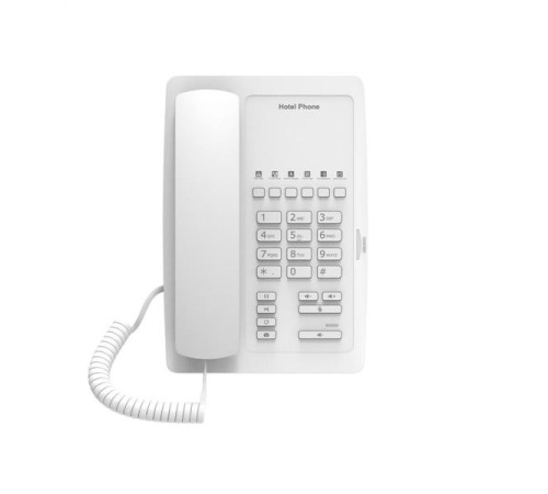 SIP-Телефон Fanvil H3, 2 SIP-акк., POE, БП в комп., 1x100 Mbps, Белый, 6 прог. клав. SIP-Телефон Fanvil H3, 2 SIP-акк., POE, БП в комп., 1x100 Mbps, Белый, 6 прог. клав.