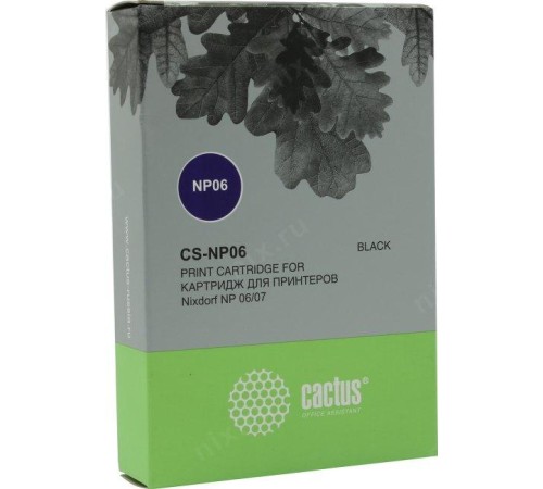 -/ Картридж матричный Cactus 1750076156 CS-NP06 черный для Nixdorf NP 06