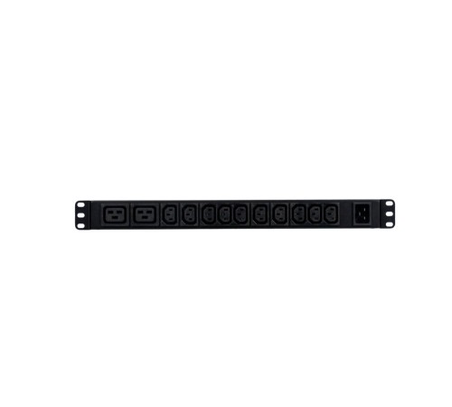 БРП Uniprom, управляемый, 1U, 240В, 1Ф, 16A, 10xC13 2xC19, 2м кабель, IEC320 C20 БРП Uniprom, управляемый, 1U, 240В, 1Ф, 16A, 10xC13 2xC19, 2м кабель, IEC320 C20