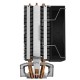 Кулер для процессора DEEPCOOL AG300 MARRS LGA1700/1200/115X/AM5/AM4 (36шт/кор, TDP 150Вт, PWM, Static LED Lighting, Fan 92mm, 3 тепл. Трубки прямого контакта) RET (R-AG300-BKMNMN-G)