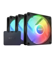 Кулер для корпуса ПК/ Case Cooler NZXT F120 RGB Core Triple Pack (120x120x25mm, 4-pin PWM, RGB, 78.86CFM, 33.88dBA, 1800RPM, Black, 3pcs)