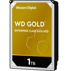 Жесткий диск/ RECERTIFIED HDD WD SATA3 1TB Gold 7200 RPM 128mb 1 year warranty RECERTIFIED