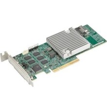 Контроллер Supermicro AOC-S3908L-H8IR-16DD-O 8-port/12Gb/s/16 SATA/SAS drives/RAID (0/1/5/6/10/50/60)/8GB DDR4 on-card cache/SlimSASx8
