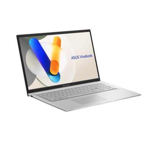 Ноутбук ASUS Vivobook 17 X1704VA-AU398 Intel Core i7-1355U  1.7 GHz  DDR4 16GB 1TB PCIE G3 SSD Intel Iris X Graphics 17.3" FHD (1920 x 1080) 16:9  IPS 60Hz Without OS 2.10 kg Cool Silver