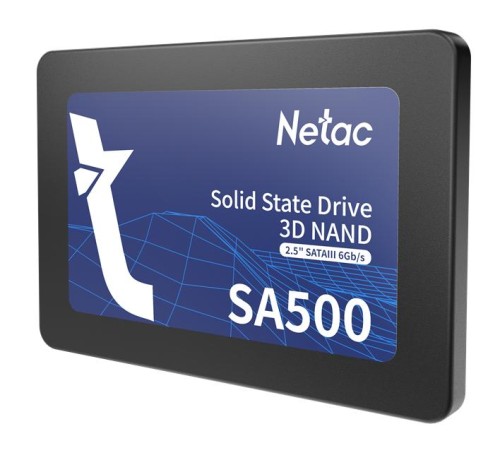SSD накопитель Netac SSD SA500 240GB 2.5 SATAIII 3D NAND, R/W up to 520/450MB/s, TBW 120TB, 3y wty SSD накопитель Netac SSD SA500 240GB 2.5 SATAIII 3D NAND, R/W up to 520/450MB/s, TBW 120TB, 3y wty