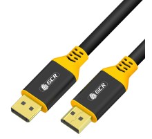 GCR Кабель 1.0m DisplayPort v1.2, черный, AL case, желтый ПВХ, 28/28 AWG, GCR-54434