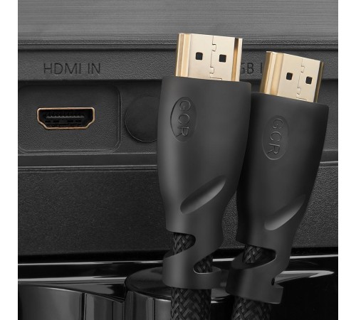 Greenconnect Кабель 1.5m HDMI версия 2.0, HDR 4:2:2, Ultra HD, 4K 60 fps 60Hz/5K*30Hz, 3D, AUDIO, 18.0 Гбит/с, 28/28 AWG, OD7.3mm, тройной экран, черный нейлон, GCR-HM811-1.5m Greenconnect Кабель 1.5m HDMI версия 2.0, HDR 4:2:2, Ultra HD, 4K 60 fps 60Hz/5K*30Hz, 3D, AUDIO, 18.0 Гбит/с, 28/28 AWG, OD7.3mm, тройной экран, черный нейлон, GCR-HM811-1.5m