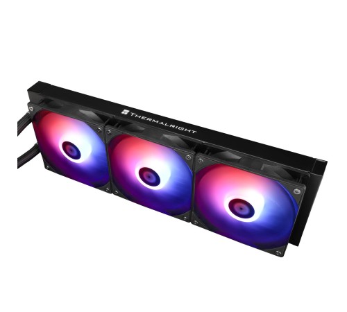Система жидкостного охлаждения/ Water Cooling System Thermalright Aqua Elite 360 V3 (360mm, Black, ARGB/ Fans: 3x120mm, 66.17CFM, 25.6dBA, 1500RPM/ Pump height 53mm, 23dBA, 3300RPM, Rad thickness 27mm/ S: 1700, 1200, 20XX, 115X, AM5, AM4) Система жидкостного охлаждения/ Water Cooling System Thermalright Aqua Elite 360 V3 (360mm, Black, ARGB/ Fans: 3x120mm, 66.17CFM, 25.6dBA, 1500RPM/ Pump height 53mm, 23dBA, 3300RPM, Rad thickness 27mm/ S: 1700, 1200, 20XX, 115X, AM5, AM4)