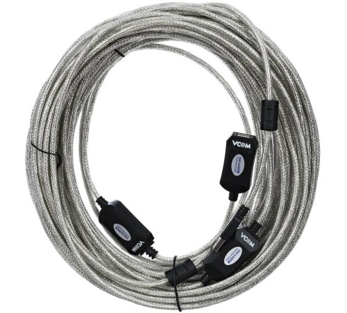 Кабель-адаптер/ Кабель-адаптер USB2.0-repeater, удлинительный активный <Am-->Af> 25м VCOM <VUS7049-25M> Кабель-адаптер/ Кабель-адаптер USB2.0-repeater, удлинительный активный <Am-->Af> 25м VCOM <VUS7049-25M>