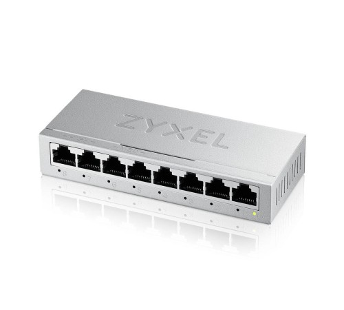 Коммутатор/ Коммутатор Zyxel GS-108B v5, 8 портов 1000 Мбит/с, настольный, металлический корпус