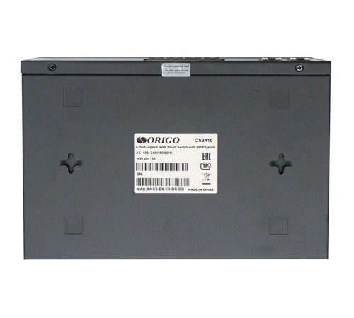 Коммутатор/ Smart Managed L2 Switch 8x1000Base-T, 2x1000Base-X SFP